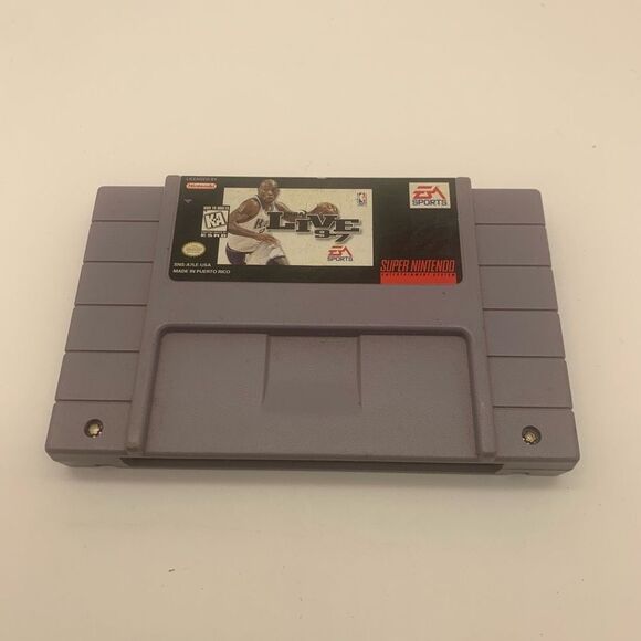 NBA LIVE 97‎ SUPER NINTENDO SNES 1997 authentic - Picture 1 of 2